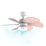Cecotec Deckenventilator EnergySilence 3600 mit Lampe, 3 Geschwindigkeiten, 6 Blades