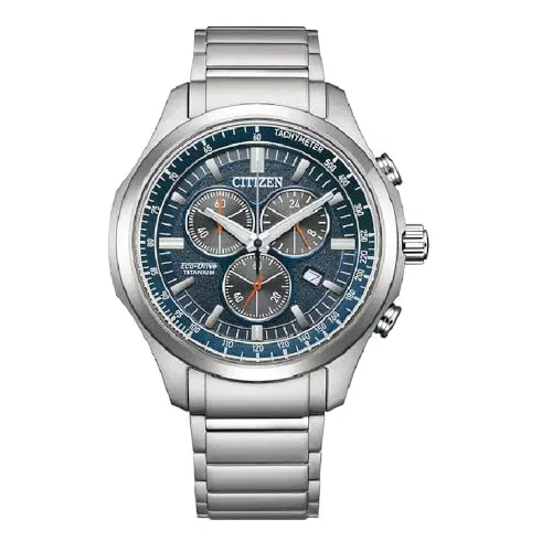 Citizen Herren Analog Quarz Uhr Titan Armband AT2530-85