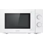 Comfee Mikrowelle mit 5 Leistungsstufen und Drehteller - Innenbeleuchtung - Easy Defrost - 700W - Silber
