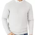 COOFANDY Herren Pullover Rundhalsausschnitt Slim Fit Langarm Strickpullover