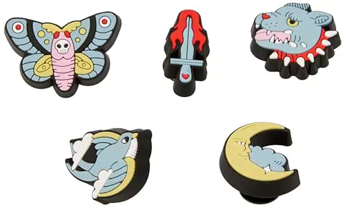 Crocs Retro Tattooed Schuhanhänger für Unisex