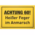 DankeDir! Schild 30 x 20 cm - 60. Geburtstag Geschenkidee für Frauen