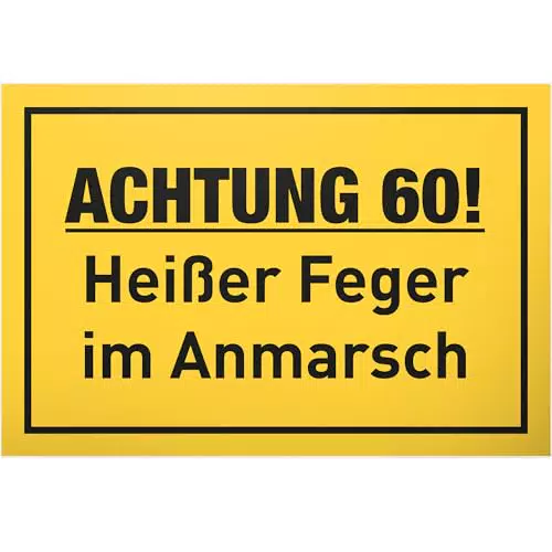DankeDir! Schild 30 x 20 cm - 60. Geburtstag Geschenkidee für Frauen