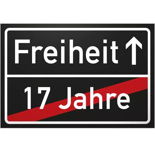DankeDir! Schild zum 18. Geburtstag – Geschenkidee zur Volljährigkeit