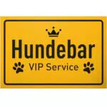 DankeDir! Hundebar VIP Service – Lustige Deko für Hunde Trinknapf und Fressnapf