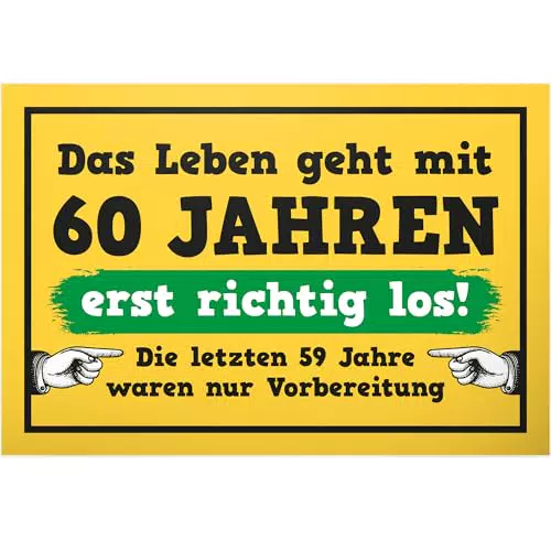 DankeDir! Schild zum 60. Geburtstag - Perfekte Deko für Männer und Frauen