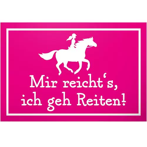 DankeDir! Reiterschild für Frauen - Perfekte Dekoidee für Pferdefreundinnen
