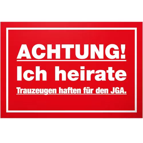 DankeDir! Schild für Junggesellenabschied - Partydeko und Accessoires