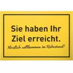 DankeDir! Ruhestand Schild - Geschenkidee zur Verabschiedung und Party Deko