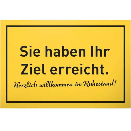 DankeDir! Ruhestand Schild - Geschenkidee zur Verabschiedung und Party Deko