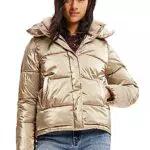 Desigual ESTOCOLMO Damen Woven Padded Short Overcoat