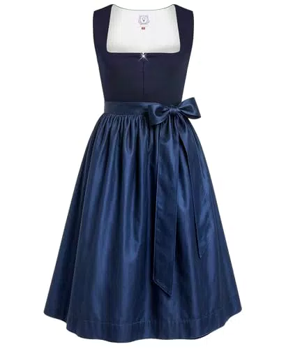 Dirndlstern Midi Damen Outfit Oktoberfest 2025 ohne Schnürung