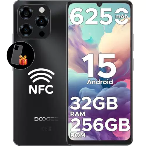 DOOGEE Note 58 Pro Smartphone 32GB+256GB, Octa Core, 6.75", 6250mAh, Dual SIM