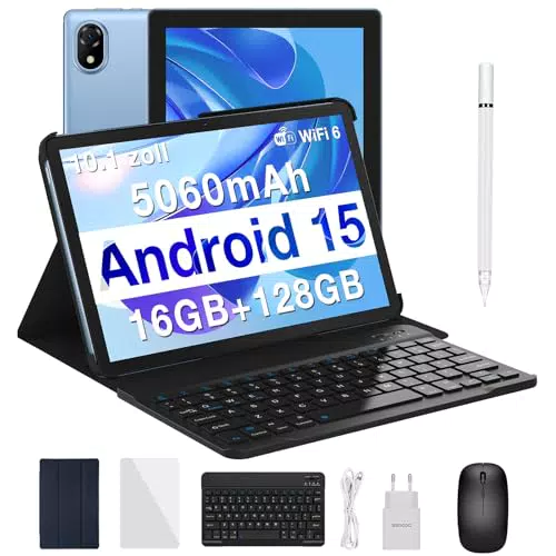 DOOGEE U10 Tablet 10 Zoll, 16GB RAM, 128GB ROM, WiFi 6, Gaming, inkl. Tastatur
