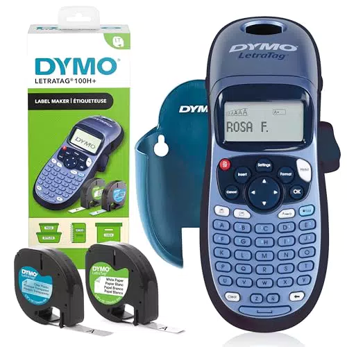 DYMO LetraTag LT-100H Etikettiergerät – Tragbares Beschriftungsgerät für Büro und Zuhause