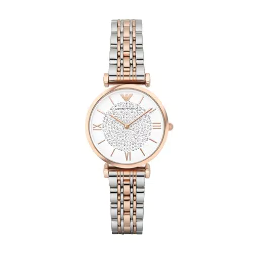 Emporio Armani AR1926 Damen Uhr mit Edelstahlgehäuse und Armband