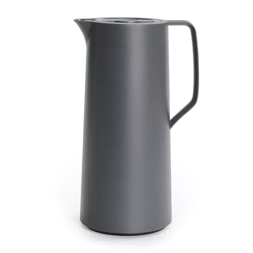 Emsa N41702 Motiva Isolierkanne, 1 Liter, Quick-Press-Verschluss