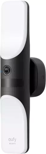 eufy Security Wall Light Cam S100 mit Kamera, 2K Überwachung, 1200 Lumen, Farbige Nachtsicht