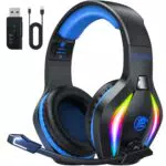 Fachixy FC100 Wireless Gaming Headset – Surround Sound für PS5, PS4, PC und Mac