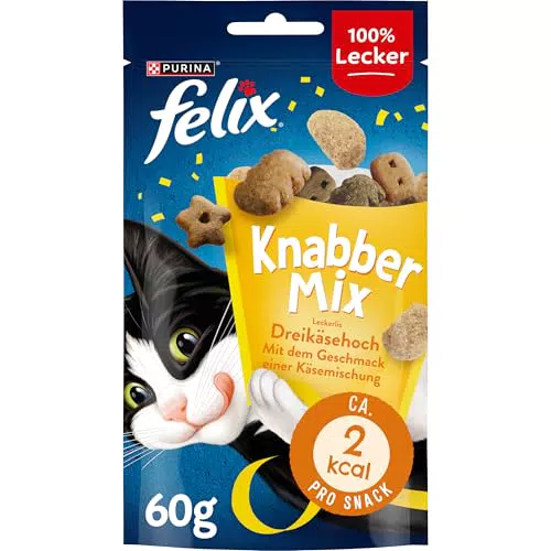 Felix KnabberMix Dreikäsehoch Katzensnack mit Käsegeschmack