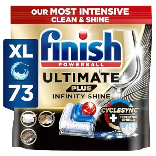 Finish Ultimate Plus Infinity Shine Spülmaschinentabs für strahlenden Glanz