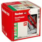 fischer DUOPOWER 8 x 65, Universaldübel, leistungsstarker 2-Komponenten-Dübel