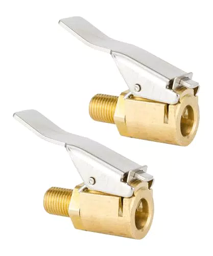 Air Chuck Autoventil Hebelstecker 8mm für Reifenventile mit Messing Adapter