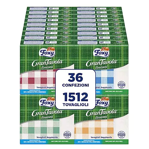 Foxy Schottische GranTavola - Servietten für den Regen, 100% erneuerbare Energie