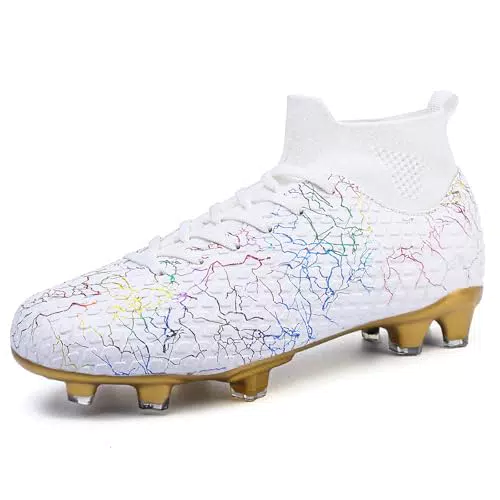 Fußballschuhe Männer Frauen Fußballschuhe Turf Football Cleats Tacos de Futbol para Hombre Zapatos de Futbol para Hombres Jugend High Top Fußball Stiefel Professional Training Fussballschuhe