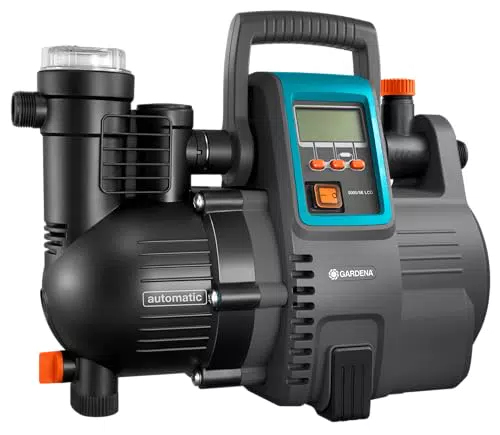 Gardena Hauswasserautomat 5000/5E LCD – Energiesparend mit Trockenlaufsicherung