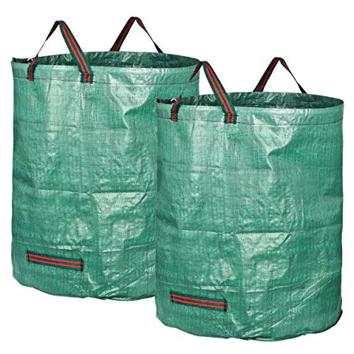 GardenMate Gartensack - Faltbarer, robuster Gartenabfallsack aus Polypropylen