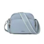 Gladdon Umhängetasche Damen - Schultertasche aus Leder mit Reißverschluss