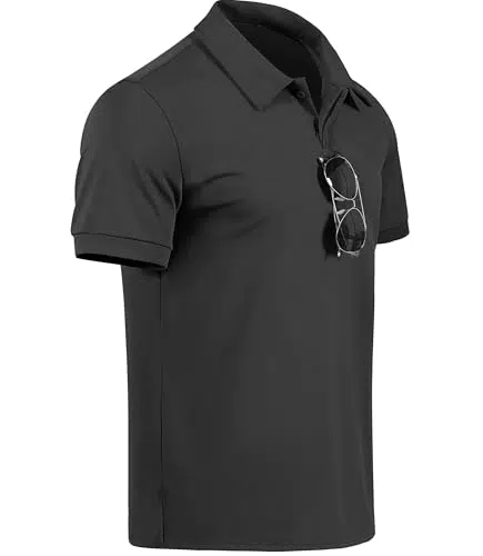 GLESTORE Poloshirt Herren Kurzarm Sport Polo Shirt für Golf