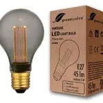 greenandco Vintage Design LED Birne E27 A60 2W 1800K flimmerfrei Edison