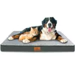 Gzvxuny Orthopädisches Hundebett für große Hunde, wasserdicht und atmungsaktiv