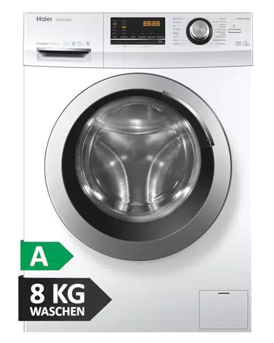 Haier Waschmaschine I-PRO Serie 1 HW80-BP14929 mit A-Effizienz und Inverter-Motor
