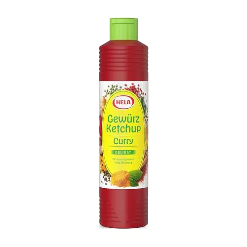 Hela Curry Gewürz Ketchup delikat - aromatische Würze für deine Gerichte