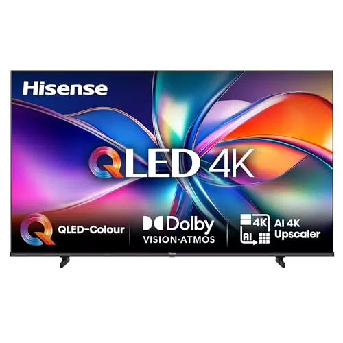 Hisense 55E7NQ 4K UHD QLED Smart TV mit Dolby Vision, 144Hz und HDMI 2.1