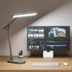 Honeywell H4 Sunturalux™ LED-Schreibtischlampe – dimmbare Bürolampe mit Timer und Touch-Steuerung