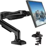 HUANUO Monitorhalterung für 13-32 Zoll Bildschirme, höhenverstellbar, VESA 75/100 mm