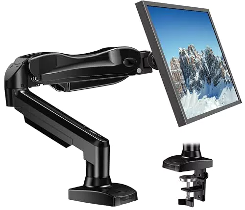 HUANUO Monitorhalterung für 13-32 Zoll Bildschirme, höhenverstellbar, VESA 75/100 mm