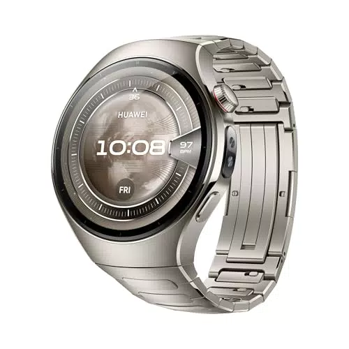 HUAWEI Watch 5 Smartwatch mit GPS, SpO2, 5ATM wasserdicht, kompatibel mit Android & iOS