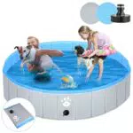 Hundepool Schwimmbecken 160 cm - Tragbar und faltbar für Hunde und Tiere