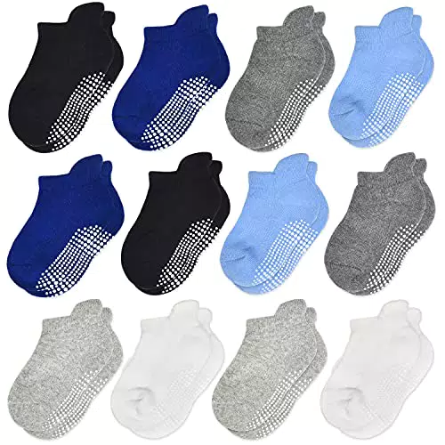 HYCLES Antirutsch Socken für Kinder – Rutschfeste Socken für 0-7 Jahre