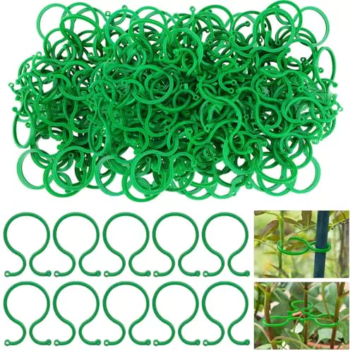 Hysagtek Pflanzen Clips – Wiederverwendbare Pflanzenklammern für Gartenunterstützung