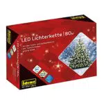 Idena LED Lichterkette 15,9 m mit Timer für Innen & Außen Deko