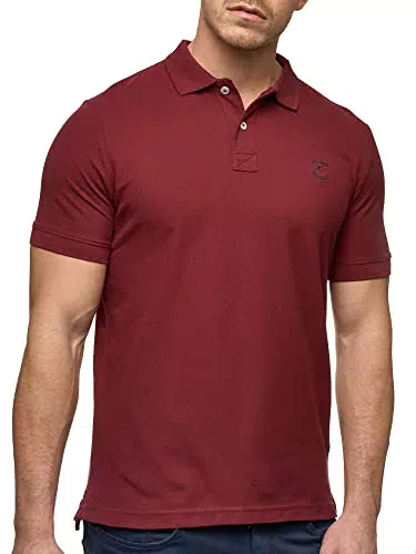 Indicode Wadim Poloshirt Herren aus Baumwolle – Klassisches Poloshirt für Herren