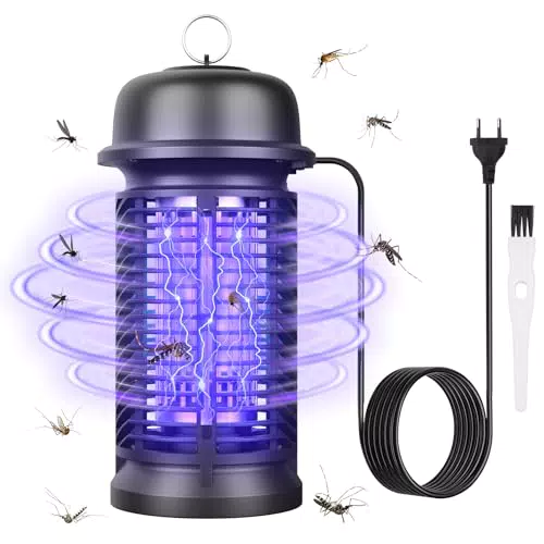 INHDBOX Elektrischer Insektenvernichter 20W für Innenräume, UV Mückenlampe