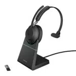 Jabra Evolve2 65 Wireless Headset – Noise Cancelling UC Certified mit Bluetooth