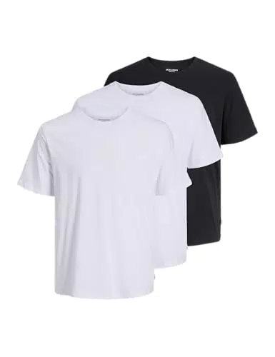 JACK & JONES JJEORGANIC Basic T-Shirt mit Rundhalsausschnitt
